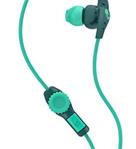 Skullcandy XTplyo In-Ear Sport Earbuds with Mic, Teal/Green