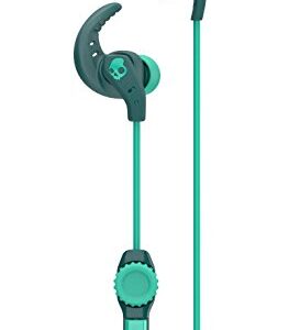 Skullcandy XTplyo In-Ear Sport Earbuds with Mic, Teal/Green