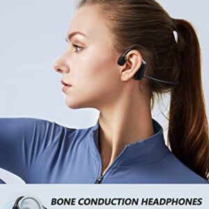 Bone Conduction Headphones -Wireless Bluetooth Headphones- Open Ear Earphone- Sports Bluetooth Headset - Sweatproof for Running and Workouts