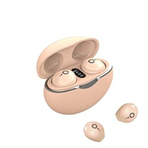 xmenha beige smallest invisible hidden earbuds small for work wireless bluetooth micro mini tiny sleep earbuds for small ears noise cancelling ear buds sleepping buds invisible earbud small cute