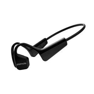 Padmate S30 Open-Ear Bluetooth Bone Conduction Sport Headphones-Sweat Resistant Wireless Earphones-Sweatproof for Running & Workout-Bulit-in Mic,Noise Cancelling Headphones Headset Black