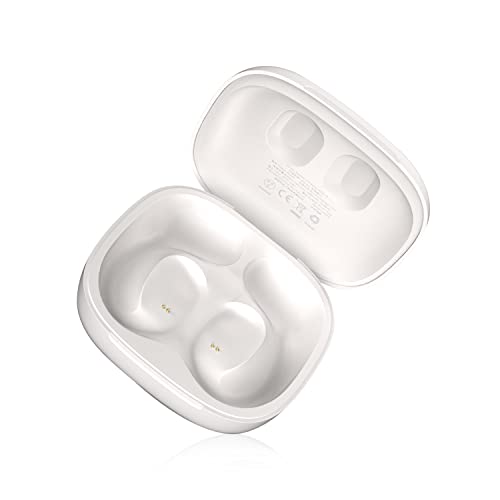 Oladance Open Ear Headphones Bluetooth 5.2 Wireless Earbuds for Android & iPhone, Open Ear Earbuds with Dual 16.5mm Dynamic Drivers, Up to 94 Hours Playtime Waterproof Sport Earbuds -Space Silver