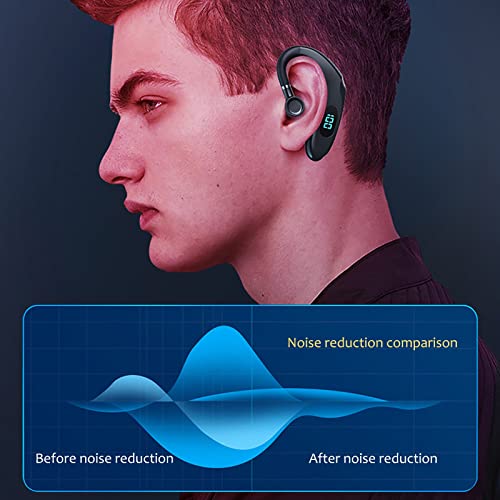 BetterAmy Bluetooth Headset, Wireless Earphones V5.2 Bluetooth Earpiece in-Ear Mini Sports Workout Earbuds with Microphone Hands Free for Business/Office/Driving/Sporting