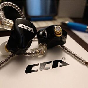 CCA CA16 in Ear Monitor Headphones HiFi 16 Units Balanced IEM High Clarity Sport Earbuds Noise Cancelling Audiophile Bass Earphone for Musicians Singer