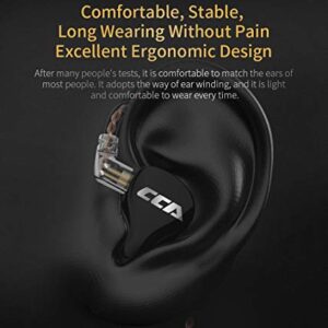 CCA CA16 in Ear Monitor Headphones HiFi 16 Units Balanced IEM High Clarity Sport Earbuds Noise Cancelling Audiophile Bass Earphone for Musicians Singer