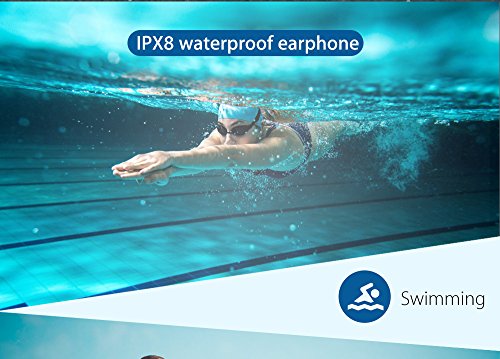 IPx8 Waterproof Headphones for Swimming MP3 Player,Enjoy Music Under Water/Running Gym Sweatproof by MIUSUK in-Ear Tree Earbuds Water-Resistant Earphones(Cost-Effective)