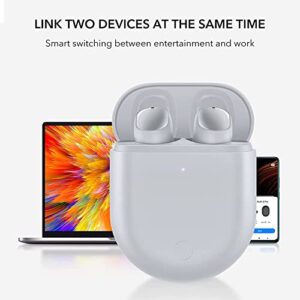 Xiaomi Redmi Buds 3 Pro True Wireless Airdots in-Ear Earbuds 35dB Smart Noise Cancellation, 28 Hour Battery Life,Dual-Device Connectivity,Wireless Charging 10min Charge use 3h,Dual Transparency Mode