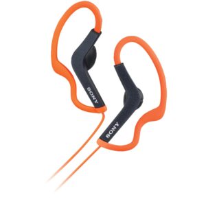 sony mdr-as200/org active sports headphones, orange