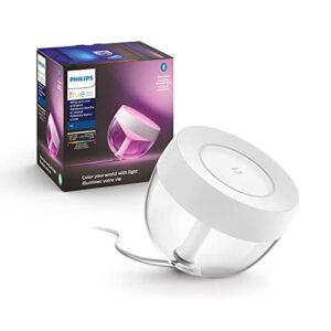 philips hue white and color ambiance iris smart lamp, works with amazon alexa, apple homekit and google assistant, bluetooth compatible, corded, white