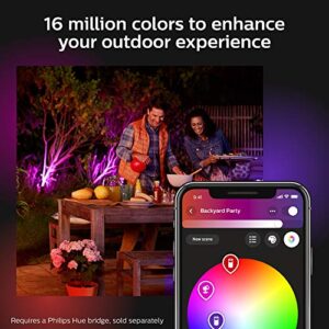 Philips Hue Discover Outdoor White & Color Ambiance Smart Floodlight (Hue Hub Required, Smart Light Works with Alexa, Apple Homekit and Google Assistant)