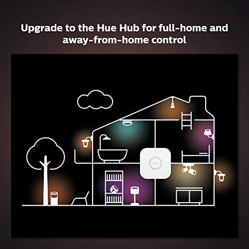 Philips Hue 2-Pack Dimmable Warm White Vintage Smart ST19 Edison Bulb, Bluetooth & Hub Compatible (Hue Hub Optional), Voice Activated with Alexa, Google Assistant, and HomeKit