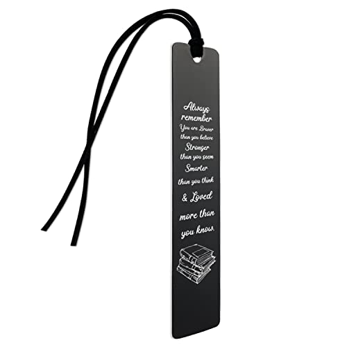 Inspirational Bookmark Gifts for Women Men Book Lovers , Graduation Gift for Her Him Teen Boy Girl, Birthday Valentine's Day Christmas Gifts to Son Daughter from Mom Dad