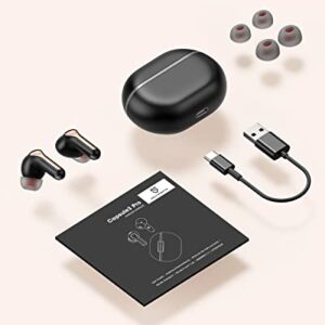 SoundPEATS Capsule3 Pro Wireless Earbuds with Hi-Res and LDAC, 43dB Hybrid Active Noise Cancelling Bluetooth 5.3 Earphones with 6 Mics for Calls, 52 Hours of Playtime, Transparency Mode, Game Mode