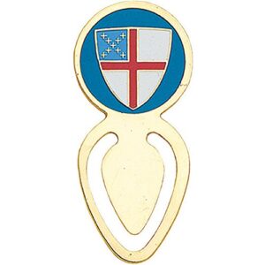 960-bk episcopal shield gold plated bookmark