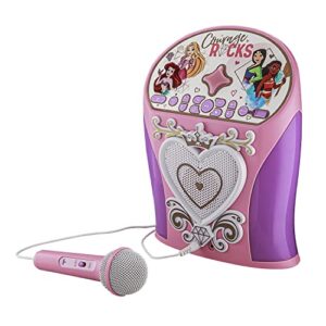 eKids Disney Princess Karaoke Machine, Easily Access Disney Playlists with New EZ Link Feature