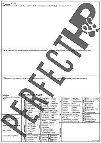 Perfect H&P Notebook (Medical History and Physical Exam Notebook)