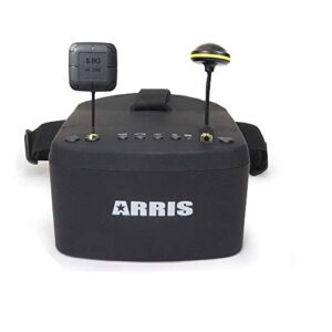 arris ev800 5 inches 800×480 fpv goggles video glasses 5.8g 40ch raceband auto-searching build in battery