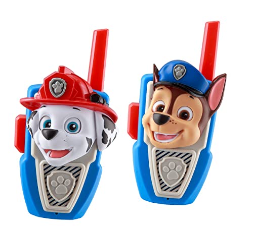 New PAW Patrol Walkie Talkies - Set of 2 Kids Walkie Talkies Chase and Marshall – Excellent Walkie Talkies for Toddlers