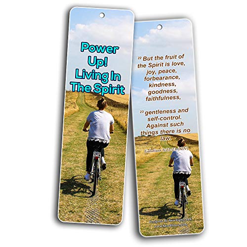 Encouraging Bible Verses for Teens Bookmarks (60 Pack) - Perfect Giveaways for Sunday School for Teens