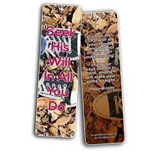 Encouraging Bible Verses for Teens Bookmarks (60 Pack) - Perfect Giveaways for Sunday School for Teens