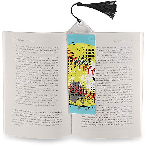 Softball Book Mark w/Tassel (Personalized)