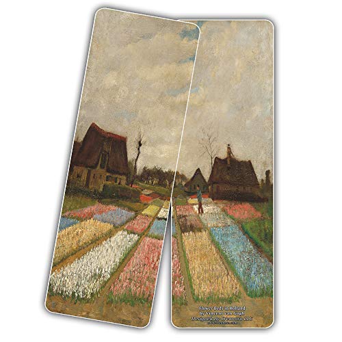 Creanoso Famous Classic Art Series 5 Bookmarks (60-Pack) – Van Gogh, Claude Monet, Auguste Renoir – Classical Art Inspiring Impressions – Great Bookmarker Collection for Men, Women, Teens, Artists