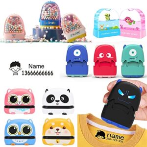 yingya personalized name stamp for clothing kids custom clothes stamp fabric self-inking