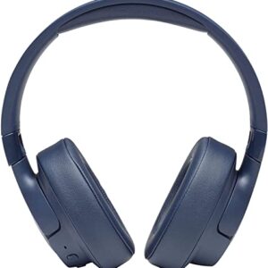 JBL Tune 750BTNC - On-Ear Wireless Bluetooth Headphones with Noise Cancellation, Includes LED Flashlight Key Chain Bonus (Blue)