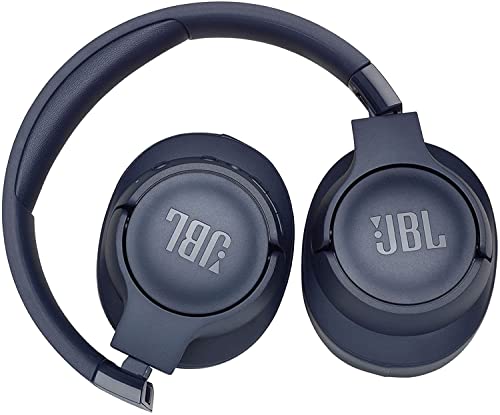 JBL Tune 750BTNC - On-Ear Wireless Bluetooth Headphones with Noise Cancellation, Includes LED Flashlight Key Chain Bonus (Blue)