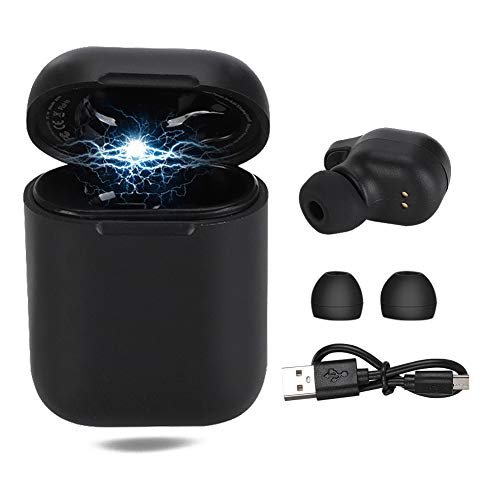 Wireless Bluetooth 33 Language Cellphone Translator Earbuds, Smart Delayed Translation Mini Single Ear Headset with Charging Box, Support for Mobile Phone Translation