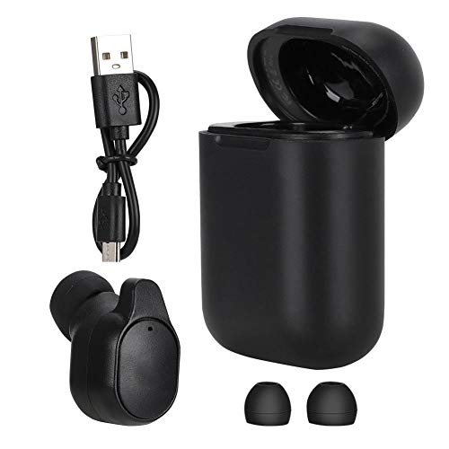 Wireless Bluetooth 33 Language Cellphone Translator Earbuds, Smart Delayed Translation Mini Single Ear Headset with Charging Box, Support for Mobile Phone Translation