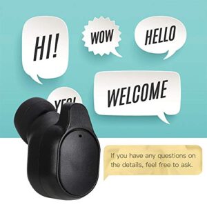 Wireless Bluetooth 33 Language Cellphone Translator Earbuds, Smart Delayed Translation Mini Single Ear Headset with Charging Box, Support for Mobile Phone Translation