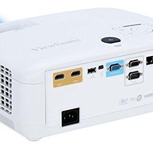 ViewSonic PS501W 3400 Lumens WXGA HDMI Short Throw Projector for Home and Office