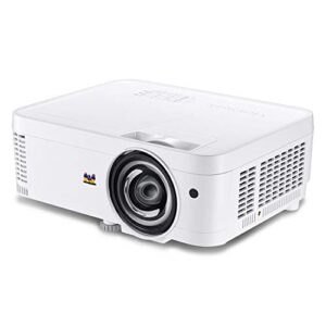 ViewSonic PS501W 3400 Lumens WXGA HDMI Short Throw Projector for Home and Office