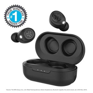 JLab JBuds Air True Wireless Signature Bluetooth Earbuds + Charging Case - Black - IP55 Sweat Resistance - Bluetooth 5.0 Connection - 3 EQ Sound Settings Signature, Balanced, Bass Boost