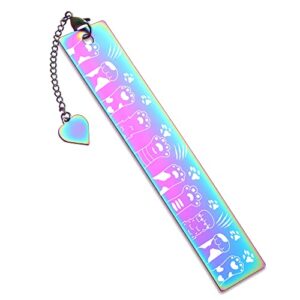 funny cat dog hand dog cat paw inspirational bookmark gifts for women pets lover cat owner dog owner sister daughter female friend friendship gifts sister gifts