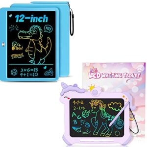kokodi kid toys lcd writing tablet, colorful toddler drawing pad doodle board erasable, educational learning toys birthday gifts for girls boys age 3 4 5 6 7 8