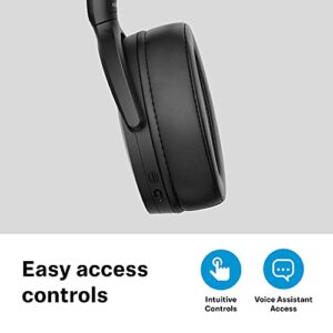 Sennheiser HD 350BT Bluetooth 5.0 Wireless Headphone - 30-Hour Battery Life, USB-C Fast Charging, Virtual Assistant Button, Foldable - Black