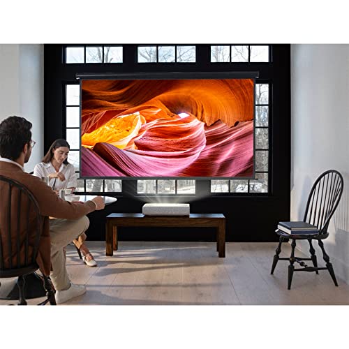 Samsung SP-LSP7TFAXZA 120 inch The Premiere LSP7T 4K Smart Laser Projector (Renewed) Bundle with 2 YR CPS Enhanced Protection Pack