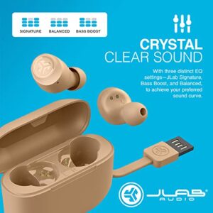 JLab Go Air Tones - True Wireless Earbuds Designed with Auto On and Connect, Touch Controls, 32+ Hours Bluetooth Playtime, EQ2 Sound, and Dual Connect (728 N)