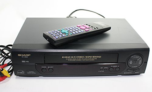 Sharp Model VC-H992U Hi Fi Stereo - Rapid Rewind 4 Head VCR Player/Recorder