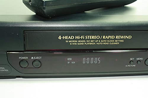 Sharp Model VC-H992U Hi Fi Stereo - Rapid Rewind 4 Head VCR Player/Recorder