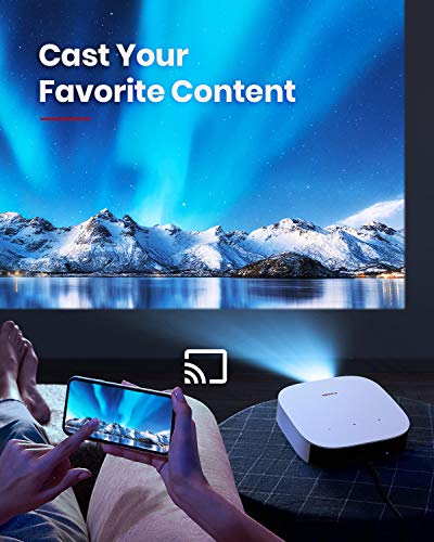 Anker Nebula Solar FHD 1080p Projector, 2x3W Speaker, Android TV, Built-in Stand, Autofocus, Keystone Correction, Digital Zoom, Screen Mirroring for Phones (Renewed)