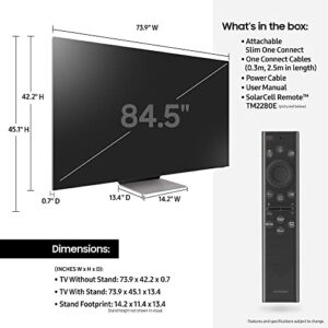 SAMSUNG 85-Inch Class Neo QLED 8K QN900B Series Mini LED Quantum HDR 64x, Infinity Screen, Dolby Atmos, Object Tracking Sound Pro, Smart TV with Alexa Built-In (QN85QN900BFXZA, 2022 Model)