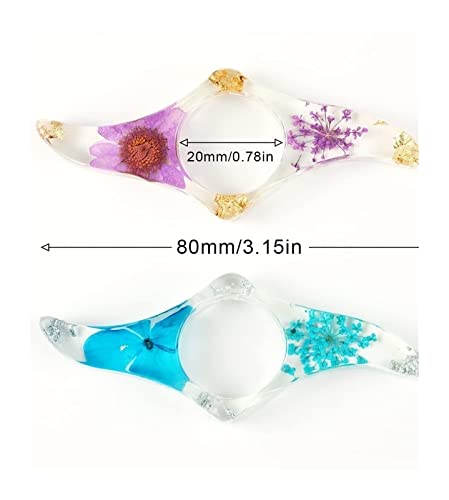 BDAAS 2pcs Resin Book Page Holder Thumb Ring Page Holder Flower Bookmark Book Reading Accessories for Teacher Students Book Reading Lovers