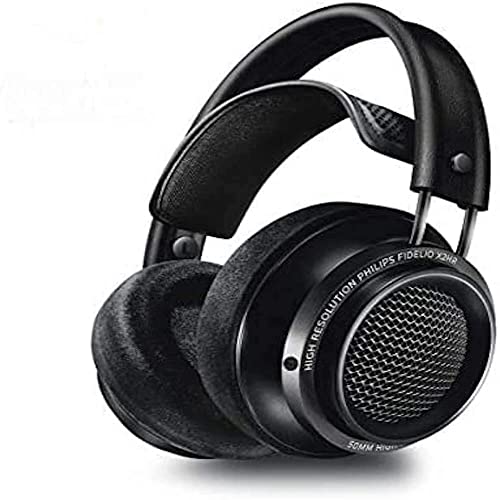 Philips Fidelio X2HR Over-Ear Open-Air Headphone 50mm Drivers- Black