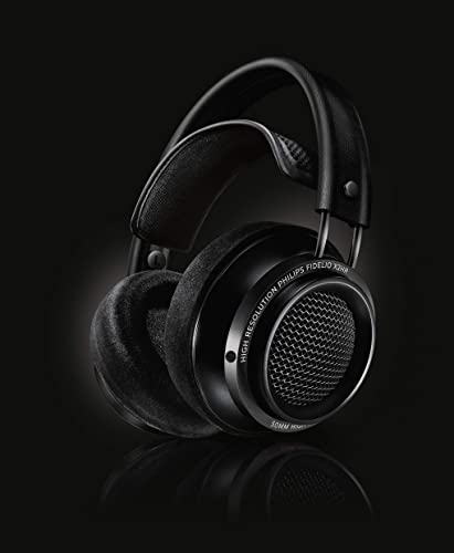 Philips Fidelio X2HR Over-Ear Open-Air Headphone 50mm Drivers- Black