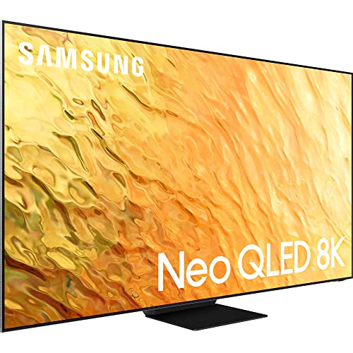 SAMSUNG QN75QN800B 75 Inch QN800B Neo QLED 8K Smart TV 2022 Bundle with Premium 2 YR CPS Enhanced Protection Pack