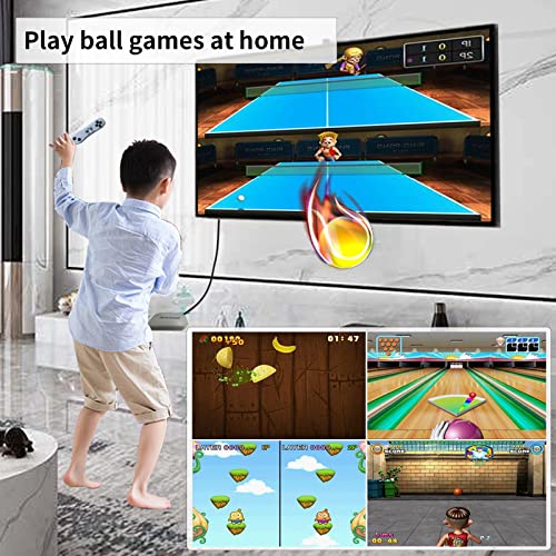 YRPRSODF TV Game Console Built in 883 Games, Retro Video Game Machine with 2.4G Wireless Handheld Gamepad Somatosensory Control, HDMI USB Plug and Play, Kid & Adult Interactive& Puzzle Game,Grey