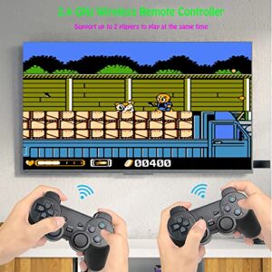 Anyando Wireless Retro Game Console, Plug and Play Video Game Stick Built in 10000+ Games,9 Classic Emulators, 4K High Definition HDMI Output for TV with Dual 2.4G Wireless Controllers